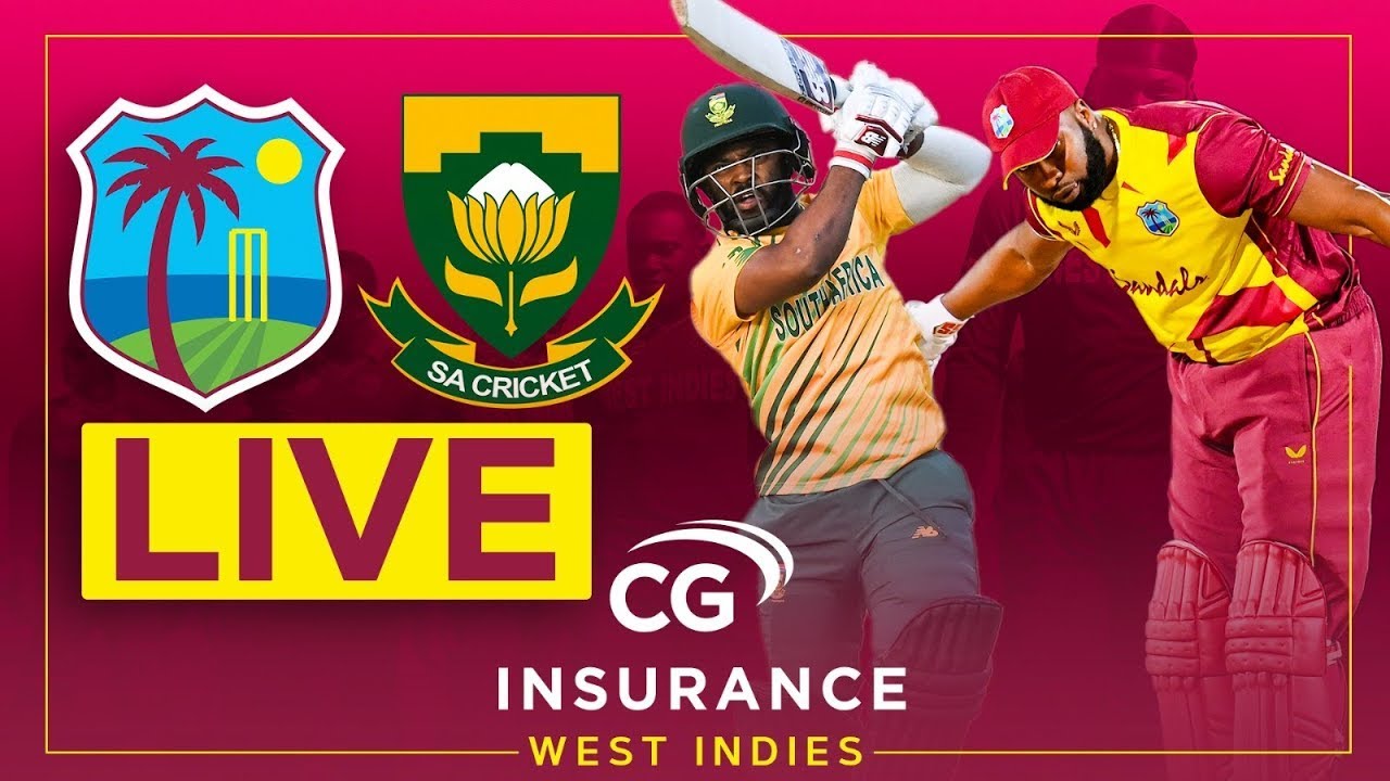 🔴 LIVE REPLAY West Indies v South Africa 3rd CG Insurance T20I