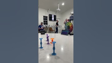 Mike Was Really Impressed 😂 #popdarts #trickshots #competitive #games