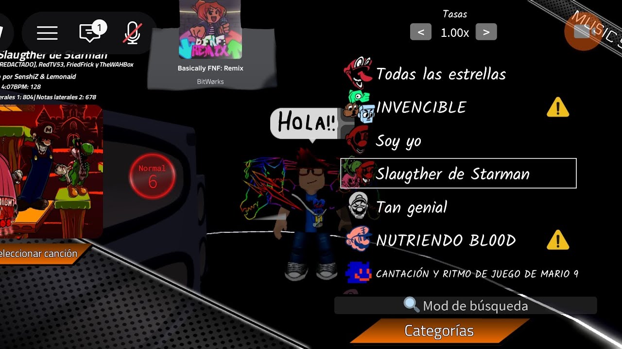 Its a me/ Slaugter from starman En roblox Basically FNF: Remix