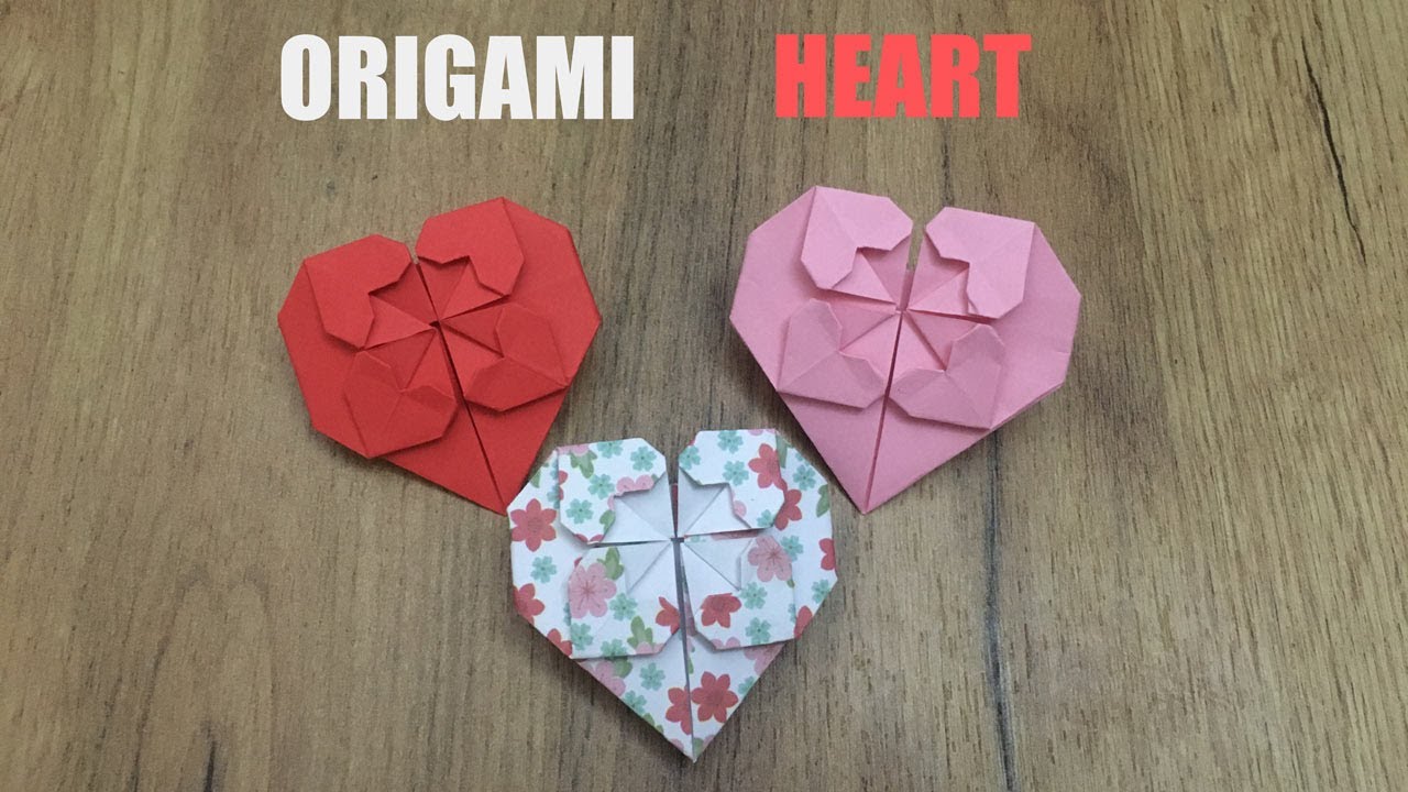 Origami Heart. Як зробити серце з паперу до Дня Закоханих?