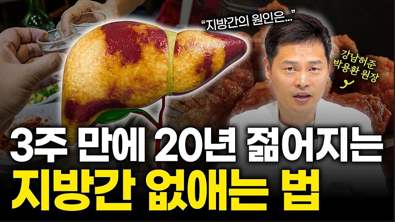 지방간, 한의사가 말하는 약 없이 간 되살리는 방법!