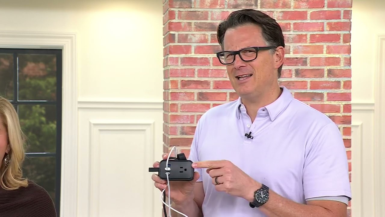 Uncaged Ergonomics Set of 2 Travel Power Strip w/ USB Ports on QVC