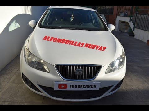 MONTAMOS ALFOMBRILLAS A MEDIDA AL SEAT IBIZA 6J 1.9 TDI 