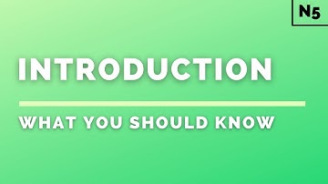 National 5 Physics | Introduction | What You Should Know