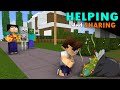 HELPING AND SHARING THE POOR FAMILY CHALLENGE - MINECRAFT MONSTER SCHOOL