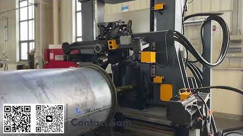 Automatic flanging machine for axial fan casing forming