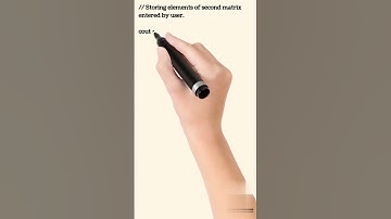 C++ Program to Add Two Matrix Using Multi-dimensional Arrays ⚡ #education #programming #shorts