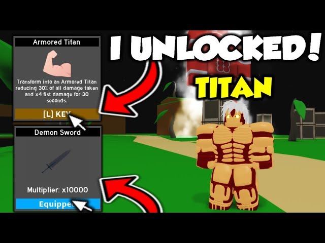 NEW *ARMOURED TITAN* CODES in ANIME FIGHTING SIMULATOR! (ROBLOX) 