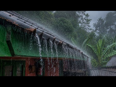 The Rain Came Back Tonight | Heavy Rain Sounds for Deep Sleep