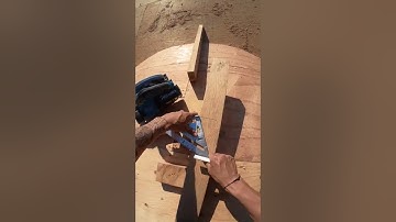 How to cut the rafters for the eyebrow #tips #quality #artwork #design