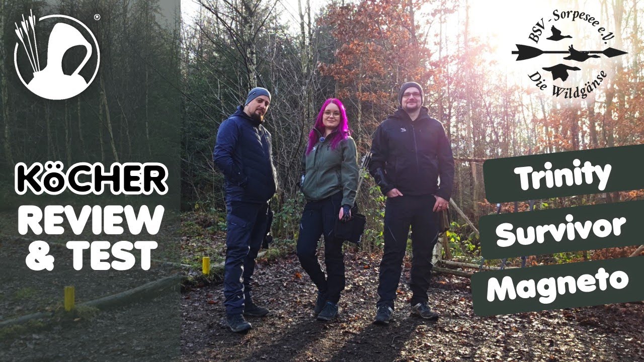 3 Cordura-Köcher im Parcours-Test am Sorpesee🌲 | Survivor vs. Trinity vs. Magneto🏹