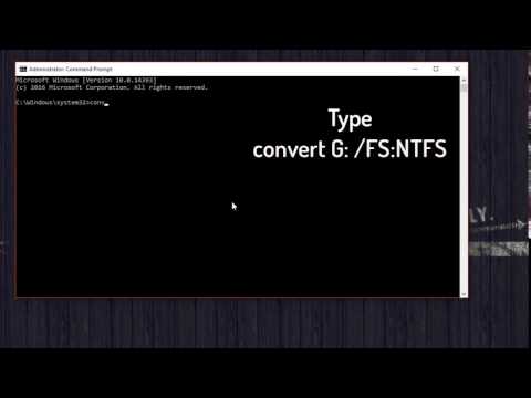 Convert FAT32 to