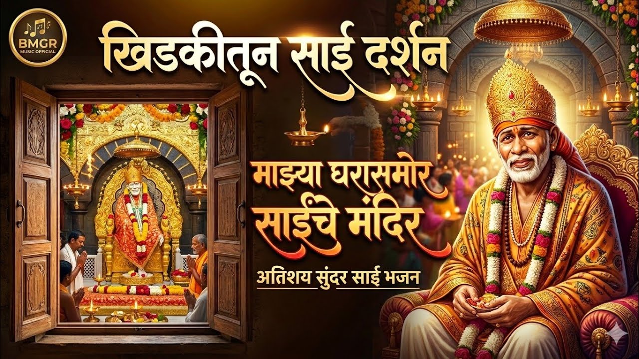 🕉 Sai Bhakti Song 2026 | 🚩 साई भजन |माझ्या घरासमोर साईनाथ तुझे मंदिर असावे 🔥 #saibaba #saibabasongs 