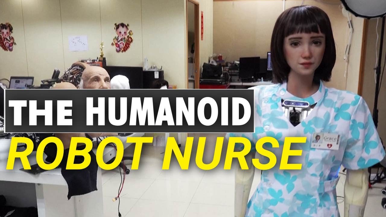 Meet Grace, healthcare robot COVID-19 created | Celebrity Robot Sophia | Robot Nurse - YouTube