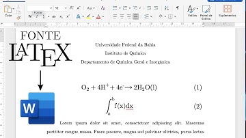 Como instalar e usar a fonte do LaTeX no Word e Editores de Texto