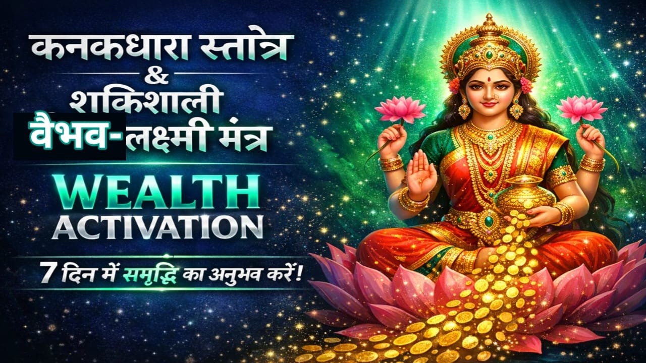 Shri Kanakdhara Stotram I Powerful Vaibhav Lakshmi Mantra for Wealth & Prosperity