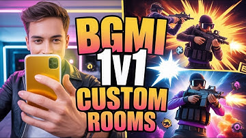 BGMI 1v1 Custom Rooms | Intense Close Range Fights 🔥