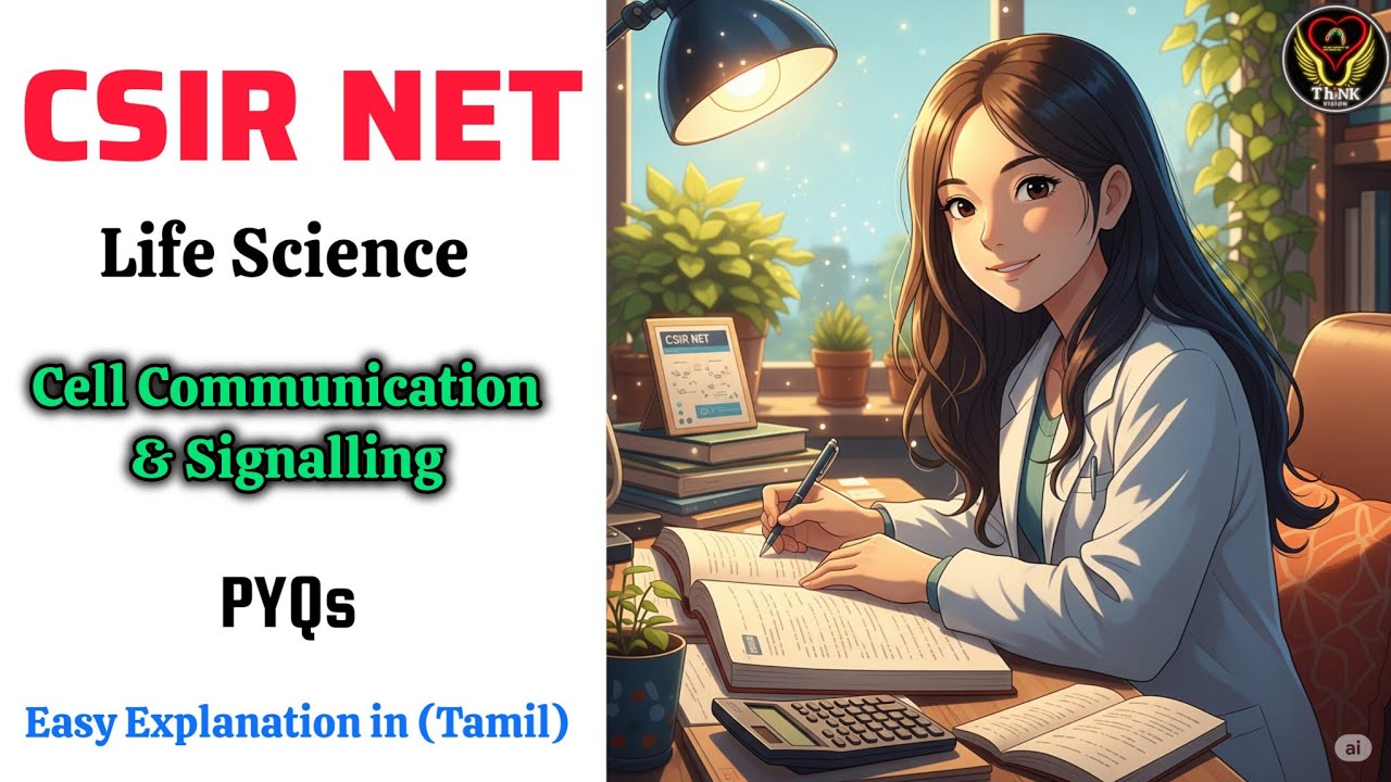 Клеточная коммуникация и сигнализация | CSIR NET Life Science PYQS | Тамил | ThiNK Biology | Субх...