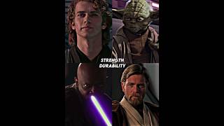 Anakin VS Yoda VS Windu VS Obi-Wan #starwars #1v1 #vs