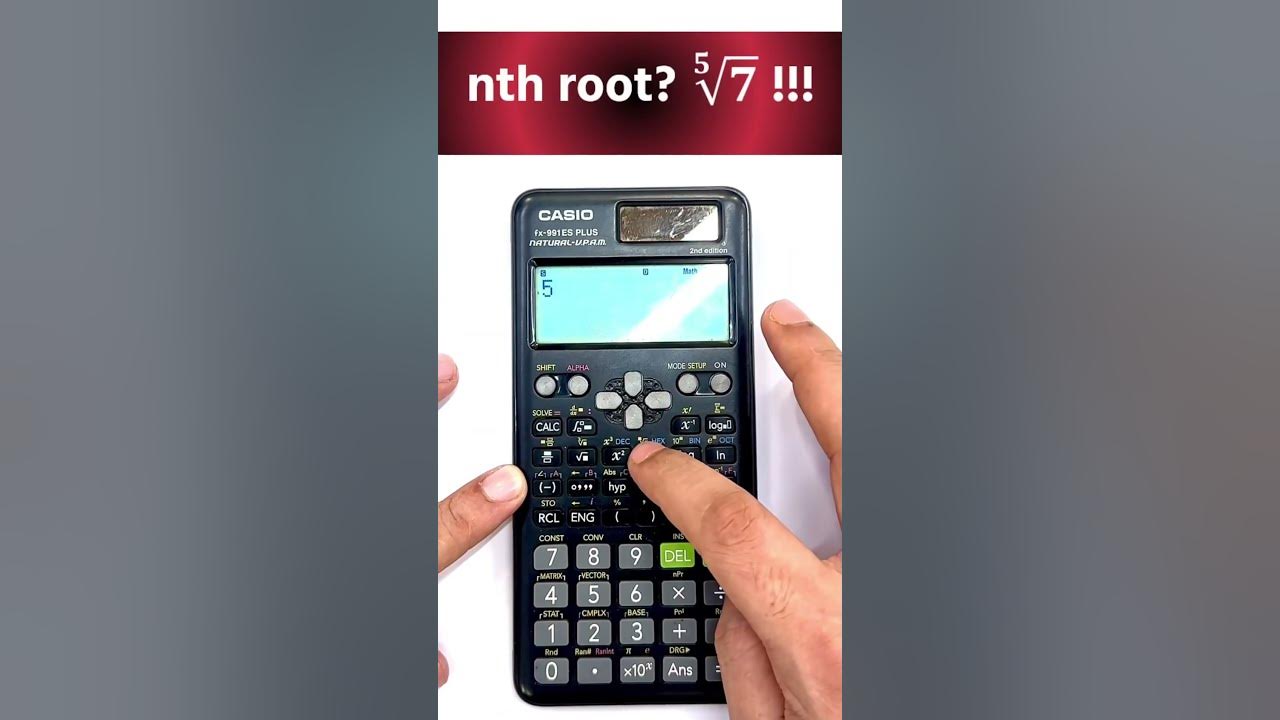 How to Calculate Nth Root, Cube Root, and More with a Calculator! - YouTube