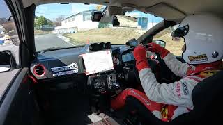 JMRC近畿チャンピオンシリーズジムカーナ2023第2戦 20230410(名阪C)№2 SUZUKI ALTO TURBO RS SECOND RUN(in car)