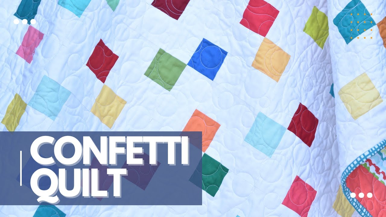 Confetti Quilt {a leaders and enders quilt project!!}