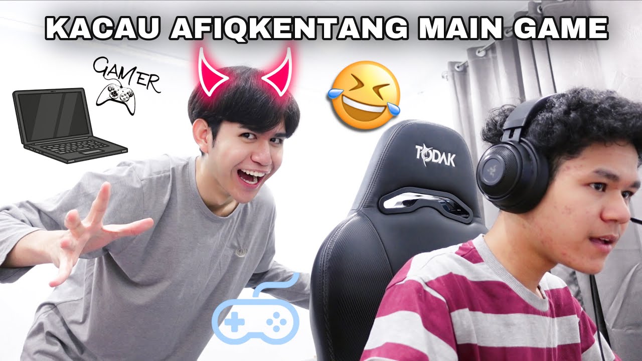 CHALLENGE AKIDDOS KACAU AFIQKENTANG MAIN GAME🤣
