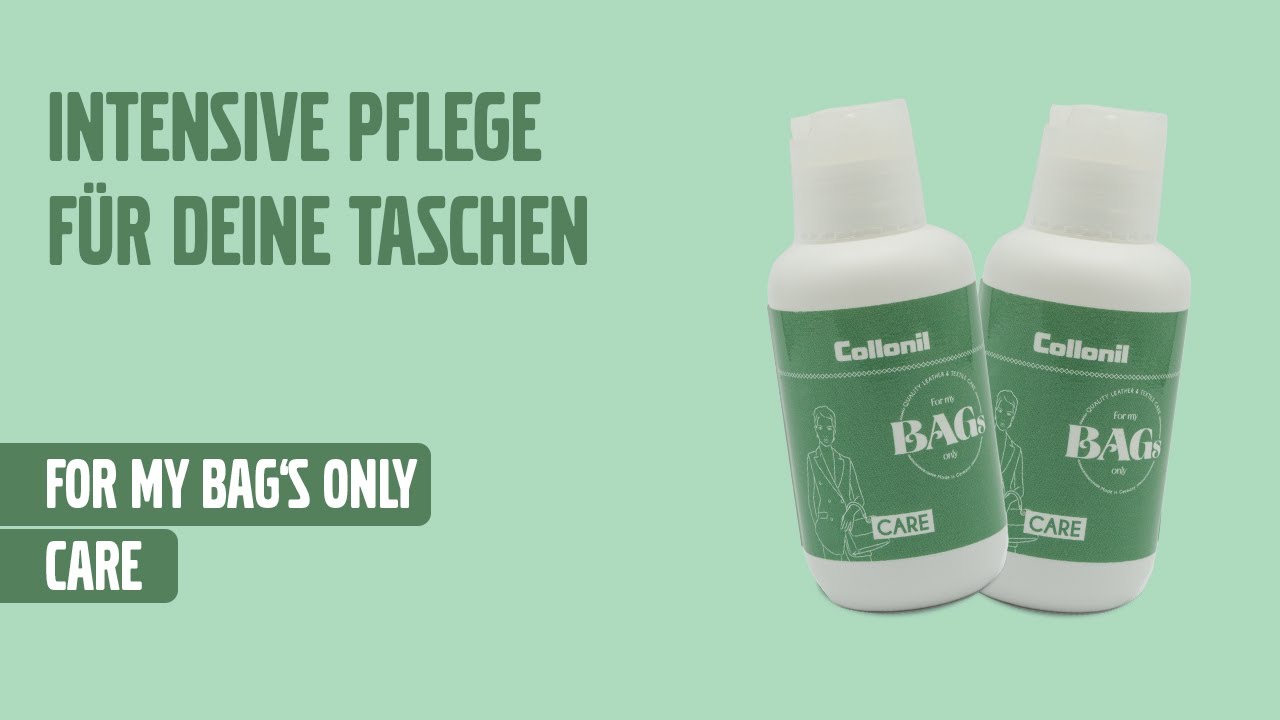 Collonil Mybags Clean Kit – Kit Complet Nettoyage Sacs à Main Cuir & Daim, Gant Microclean + Éponge + Mousse