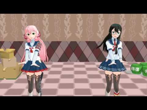 【MMD艦これ】明石と大淀でTRAP×TRAP