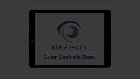 King-Devick Variable Contrast Sensitivity Acuity Chart Demonstration Video