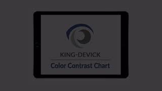 King-Devick Variable Contrast Sensitivity Acuity Chart Demonstration Video screenshot 1