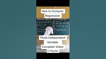 Meervoudige regressie: drie onafhankelijke variabelen @content-academy ​