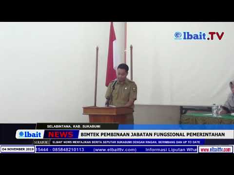 BIMTEK PEMBINAAN JABATAN FUNGSIONAL PEMERINTAHAN (BKPSDM) KAB. SUKABUMI