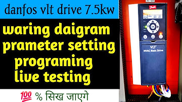 danfos vfd settings programming in hindi | danfos vlt hvac |