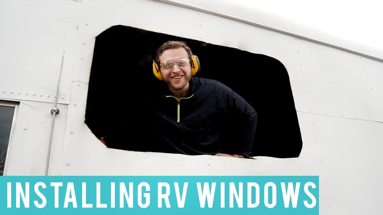 Installing RV Windows in Our Skoolie-- School Bus Conversion Series ...