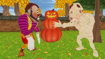 Dark Riddle Halloween Part 10 ( Mummy vs Mime ) Gameplay New Update 4.2.1