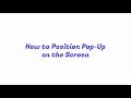 JetPopup. How to position popup using the plugin's settings