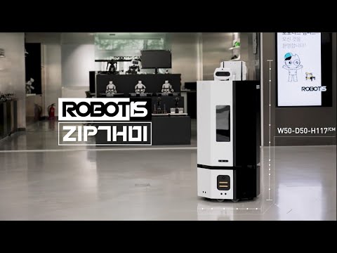 ROBOTIS GAEMI - Hotel delivery robots 실내자율주행로봇 로보티즈 개미 - video from Robotiz