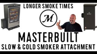 Masterbuilt Electric Smoker Slow & Cold Smoker Attachment | Longer Smoke Times in an Electric Smoker