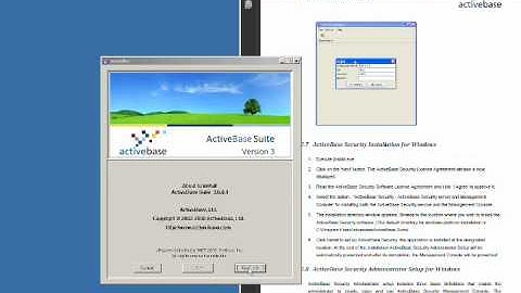 How to install Active-Base Security Server (SQL Proxy) on Windows 7