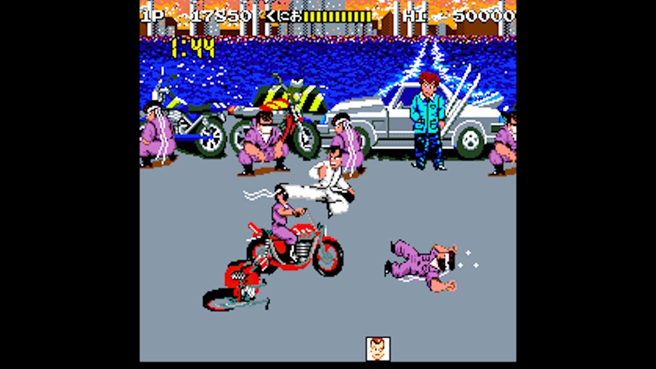 Nekketsu Kōha (Renegade) Kunio-kun (Arcade Ver.): Round 2