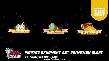 Custom animated twitch alert for your gaming channel