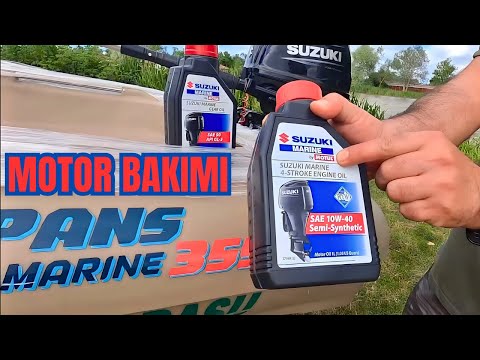 Marine Motor Bakımı - Suzuki 6 Hp - Motor Yağı - Pans Marine Tekne