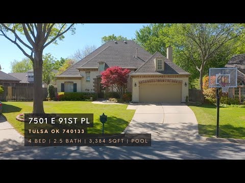7501 E 91st Pl, Tulsa, OK home video tour