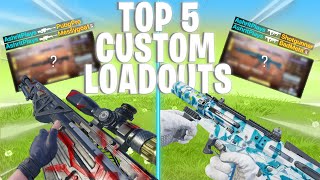 Top 5 Must Have Custom Loadouts in Battle Royale | CODM Season 7 2023