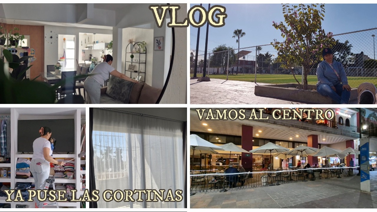 📢VLOG👍🏻  YA PUSE LAS CRTINAS 😃 ES UN GRAN PELIGRO 😬LIMPIEZA🧹Alin VM