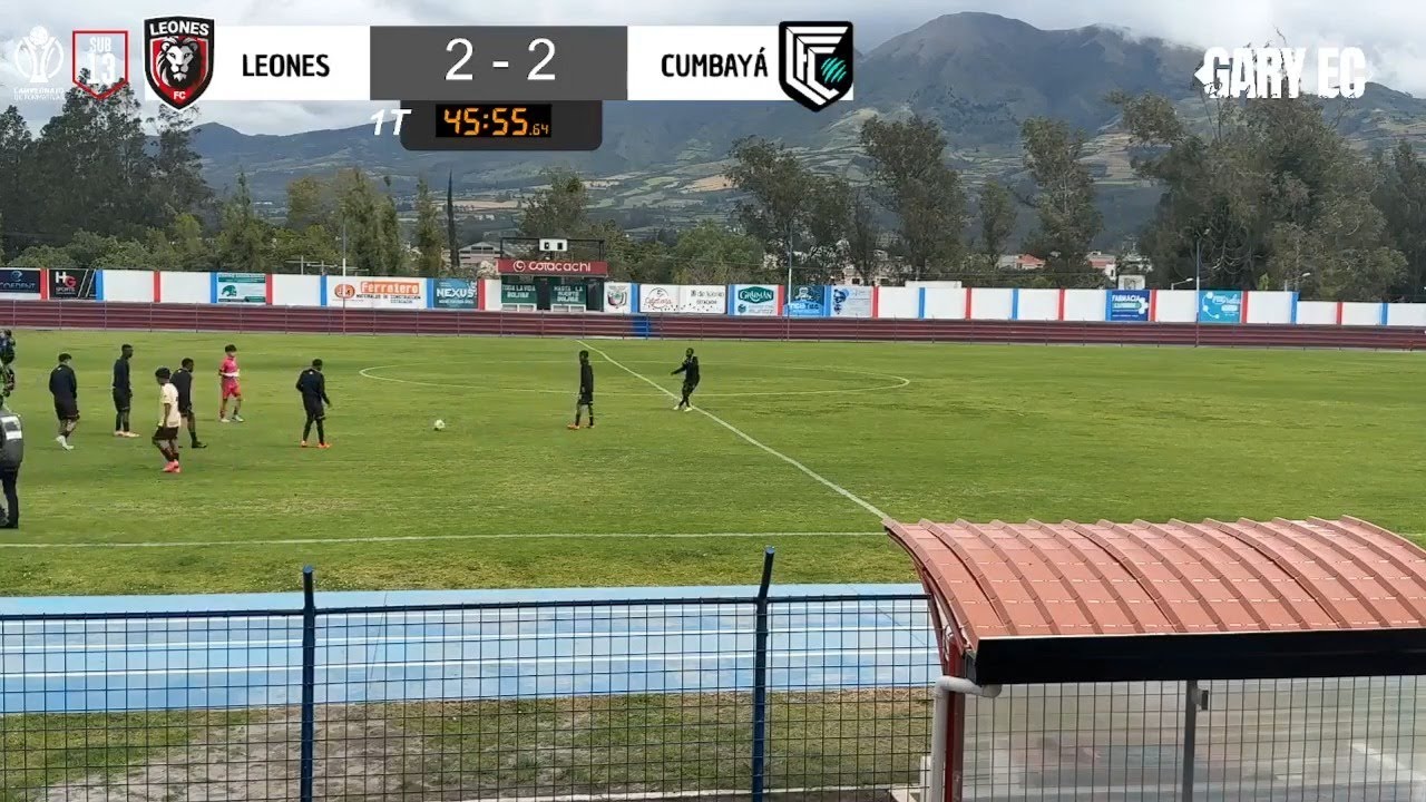 LEONES FC vs CUMBAYÁ | SUB 15 | CAMPEONATO NACIONAL DE FORMATIVAS 2025 | FECHA 10 | GRUPO B | 1T