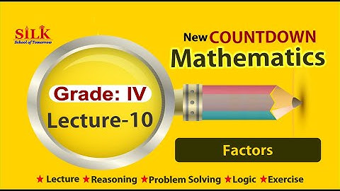 |Oxford New Countdown|Book 4|Third Edition|Page No. 28,29|Factors|COUNTDOWNMATH|Class 4|