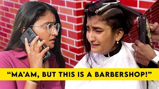 😥When you forget to read the company policy before signing😭Girls surprise haircut on 1st day of work