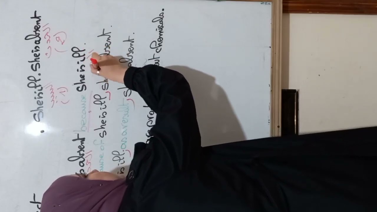 شرح درس cause/effect السنوات الثالثة 